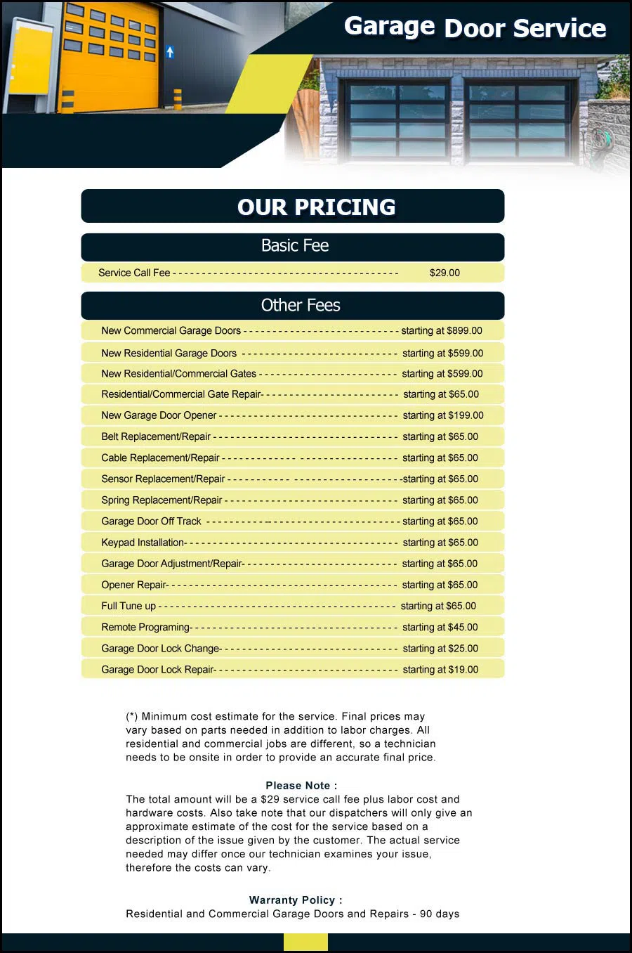 Garage Door & Opener Repairs Grafton, MA 508-784-1208